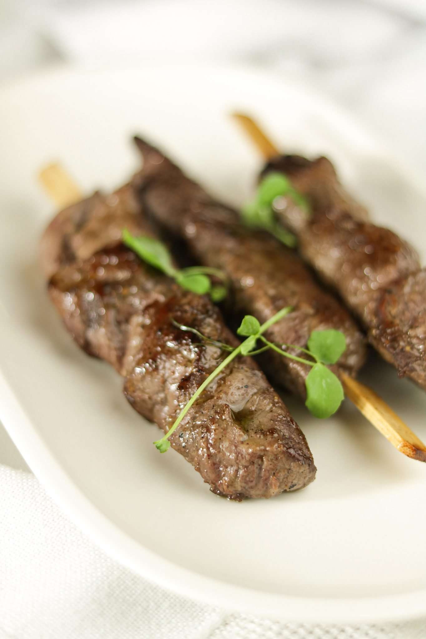 Minibrochette de filet mignon de boeuf prime (Min 12) Gourmeyeur